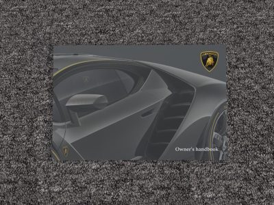 2022 Lamborghini Centenario Roadster Owner Manual