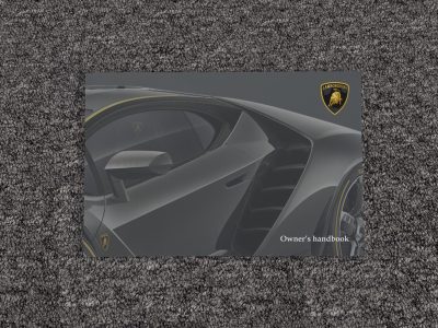 2022 Lamborghini Veneno Roadster Owner Manual