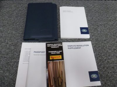 2022 Land Rover Discovery Owner Manual Set