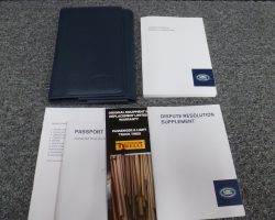 2022 Land Rover Range Rover Owner Manual Set