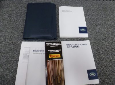 2022 Land Rover Range Rover Owner Manual Set