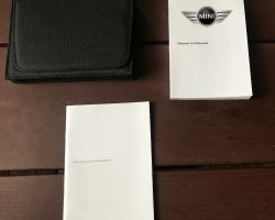 2022 Mini Convertible Owner Manual Set