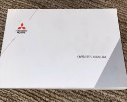 2022 Mitsubishi Eclipse Cross Owner Manual