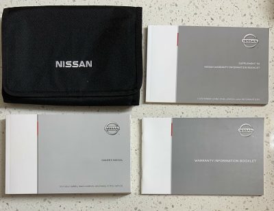 2022 Nissan GT-R Owner Manual Set