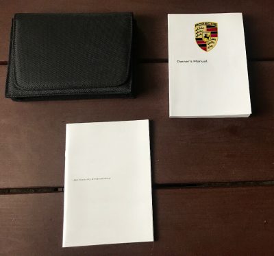 2022 Porsche Cayman Owner Operator Maintenance Manual Set
