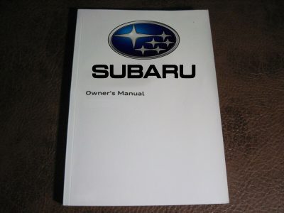 2022 Subaru Solterra Owner Manual