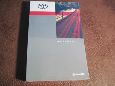 2022 Toyota Camry Owner Operator Maintenance Manual