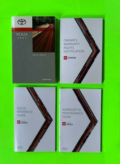 2022 Toyota Venza Owner Manual Set