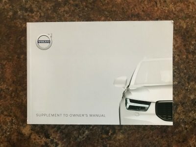 2022 Volvo C40 Owner Manual