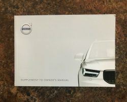 2022 Volvo V60 Owner Manual