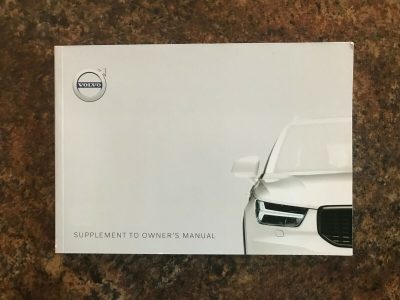 2022 Volvo V60 Owner Manual