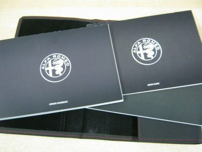 2023 Alfa Romeo 4C Owner Manual Set