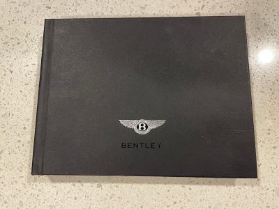 2023 Bentley Bentayga Owner Operator Maintenance Manual