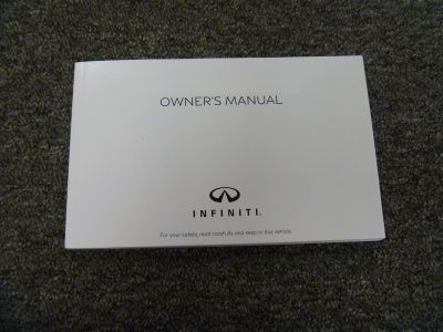 2023 Infiniti QX30 Owner Operator Maintenance Manual