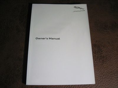 2023 Jaguar XF Owner Operator Maintenance Manual