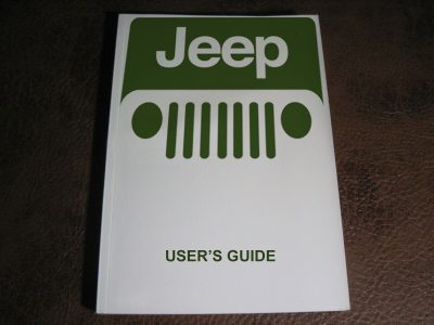 2023 Jeep Cherokee Owner Operator Maintenance Manual