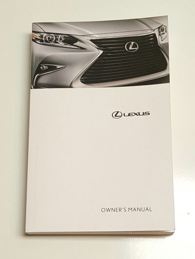 2023 Lexus ES Owner Operator Maintenance Manual