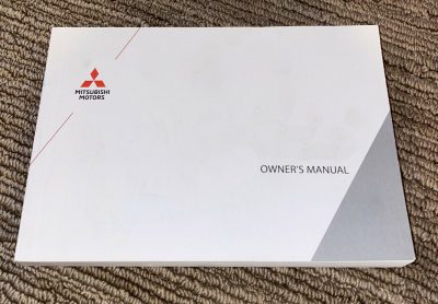2023 Mitsubishi Mirage Owner Operator Maintenance Manual