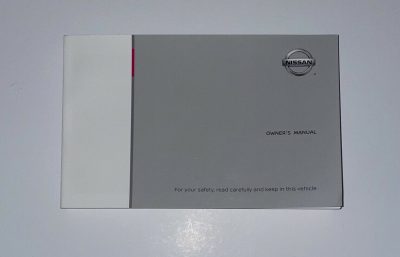 2023 Nissan 370Z Owner Operator Maintenance Manual