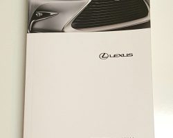 2024 Lexus RC Owner Operator User Manual