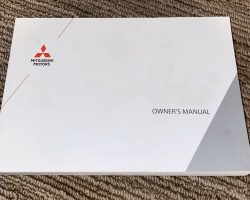 2024 Mitsubishi Outlander Owner Operator User Manual
