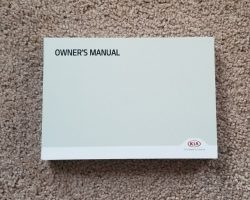 2025 Kia Soul Owner Operator Maintenance Manual Set