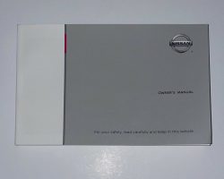 2025 Nissan 370Z Owner Operator Maintenance Manual Set
